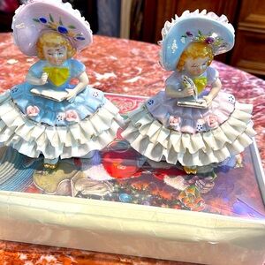 Fabulous 2 Lady Figurines by Royal Japan